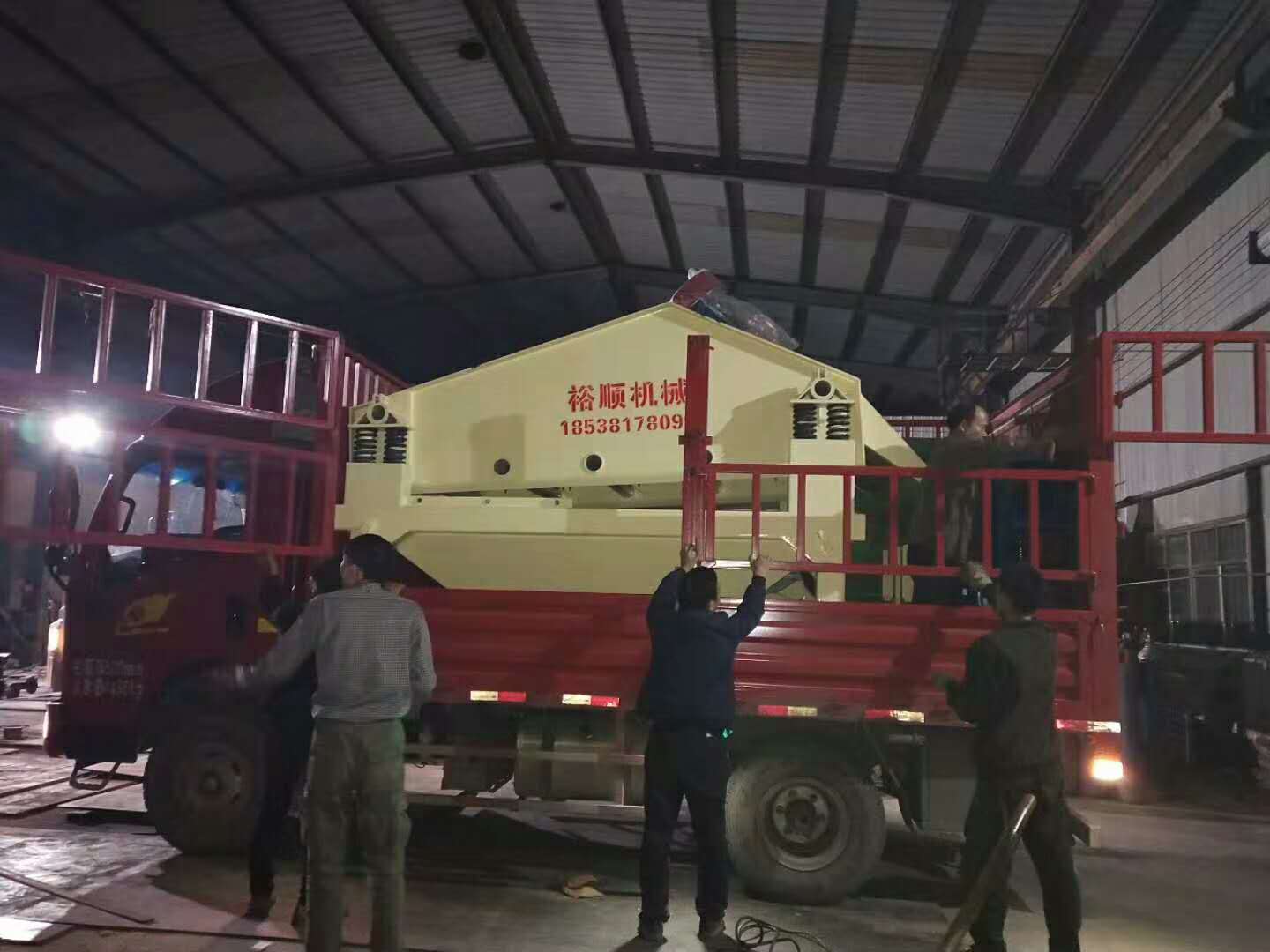 發往南陽的1530細沙回收脫水一體機