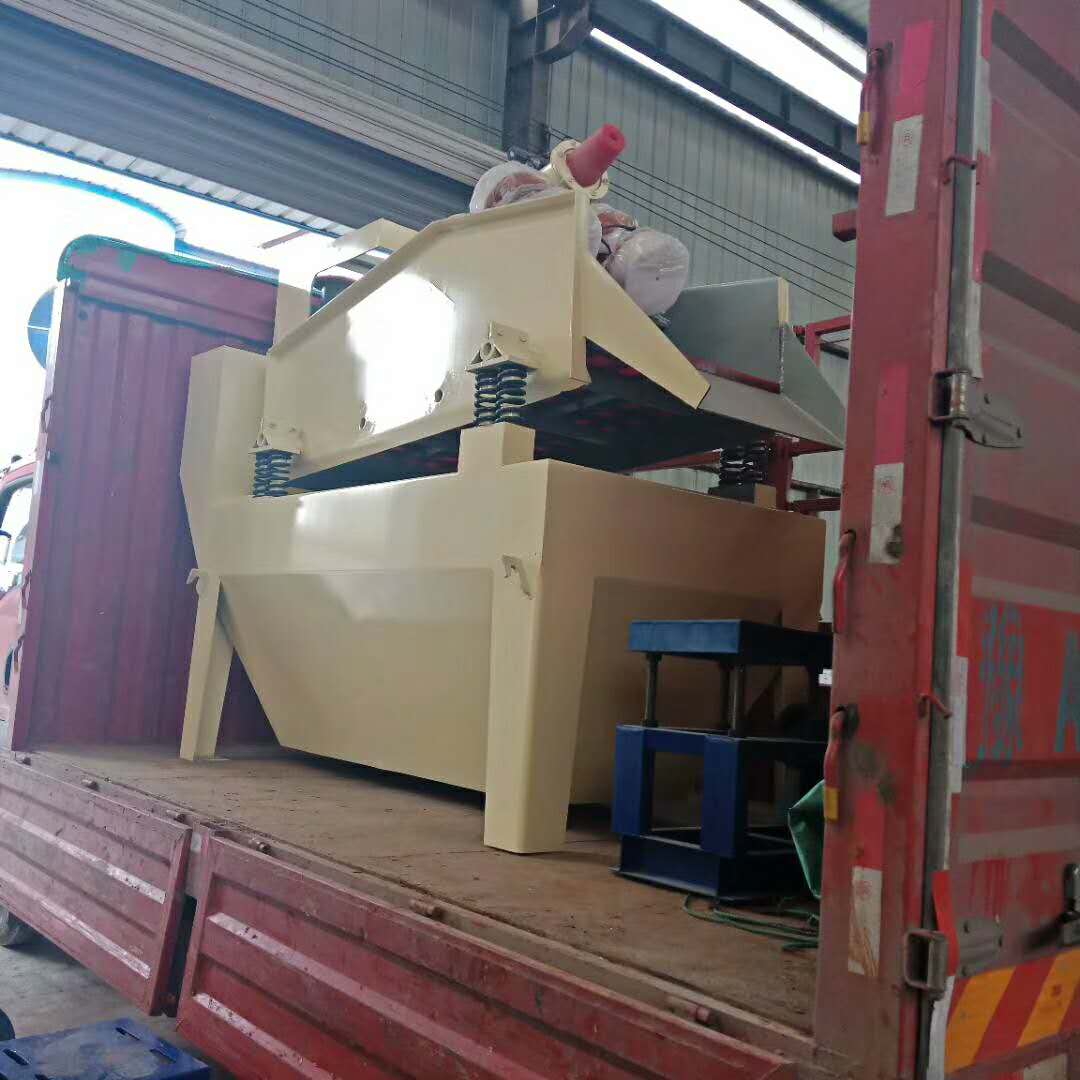 發往駐馬店泌陽的350細沙回收機
